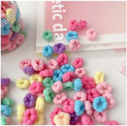 400PCS Baby Hair Ties,No Crease Small Hair Ties for Baby Girls Infants Toddlers,No Damage Elastic Hair Ponytail Holder Hair Accessories hair ties for little girls - Image 7