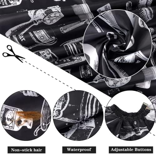 FEBSNOW 3Pcs Hair Cutting Cape, Professional Barber Salon Cape for Adults - Image 3