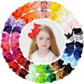25PCS Big 6 Inch Hair Bows for Girls Grosgrain Ribbon Toddler Hair Accessories with Alligator Clips for Toddlers Baby Girls Kids Teens by YHXXYLEN