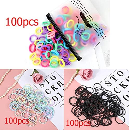 300 Pack Hair Ties BEoffer Baby Toddlers Girls Elastics Hair Band No Damage - Image 4