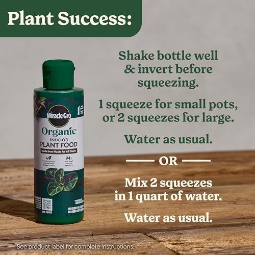 Miracle-Gro Organic Indoor Plant Food, 8 fl. oz. (2-Pack) - Image 6