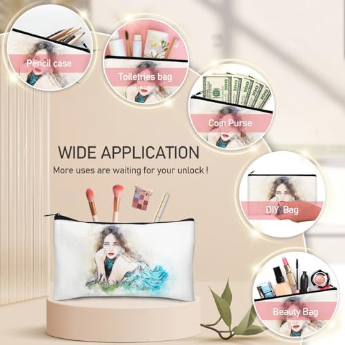 Legigo Blank Canvas Bags Zipper Pouch Makeup Bags Pencil Pouch Bulk - Image 5