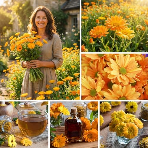 Calendula Seeds 1 oz (Over 3,500+ Seeds) – Heirloom Calendula Seeds for Planting, Easy to Grow, Attracts Pollinators Butterflies & Bees, Ideal for Borders, Containers & Cottage Gardens - Image 7