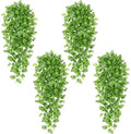 BLEUM CADE 4Pcs Fake Pothos Hanging Plants by BLEUMCADE