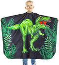 Kids Haircut Cape Waterproof Barber Cape Cover, Dinosaur Hair Cutting Cape for Boys with Adjustable Snap Closure (Dinosaur) by PAMAID