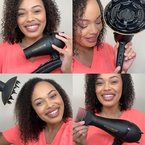 Curlsmith Defrizzion Travel Hair Dryer for Curly Hair - Image 5