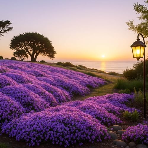 30000+ Purple Creeping Thyme Seeds, Thymus praecox Cover for Lawns & Garden - Image 2