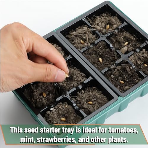 Mr. Pen- Seed Starter Tray Kits, 6.6"x4.6", 10 Set, Total 120 Cells - Image 6
