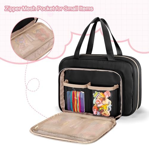 Fasrom Hair Accessories Organizer for Girls, Kids Hair Bow Storage Bag - Image 4