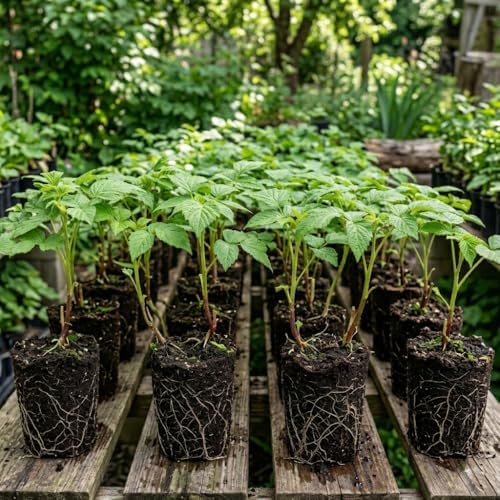 2 Red Raspberry Live Plants, Berry Bush Plant, 4-6 Inch Tall, 4 Inch Pot - Image 4
