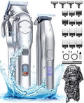 Romanda Hair Clippers and Trimmers Set Cordless for Men Grooming,Barber Set by Romanda