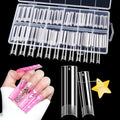 LIONVISON XL Square Nail Tips: NO C Curve for Acrylic Nails Professional by WelcometovisitLIONVISON