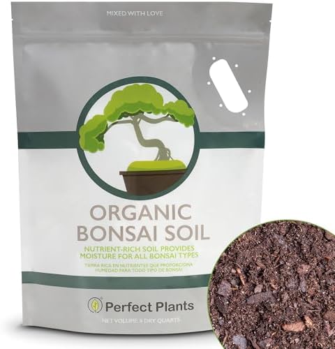 Perfect Plants Bonsai Soil, 8 qt, Organic All-Purpose Potting Mix by PerfectPlantsNursery