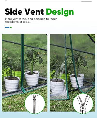 Quictent Mini Greenhouse for Indoor Outdoor, Portable Quick-Setup Tabletop - Image 6