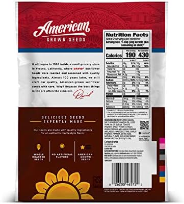 DAVID Jumbo Sunflower Seeds, Bar-B-Q Flavor, 5.25 oz., (Pack of 3) - Image 2