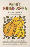 Organic Styrian Pumpkin Seeds for Planting: 20 Count by ThePlantGoodSeedCompany
