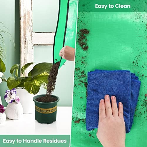 39.5" X 31.5" Large Repotting Mat for Indoor Plants Transplanting and Dirt Control Portable Potting Tray Plant Gifts for Plant Lovers Gardening Gifts for Women & Men (Pack of 3) - Image 6