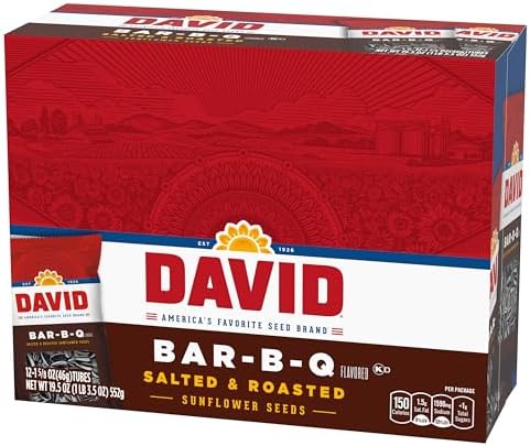 DAVID Sunflower Seeds, Bar-B-Q Flavor, 1.625 oz. (12-pk) - Image 6