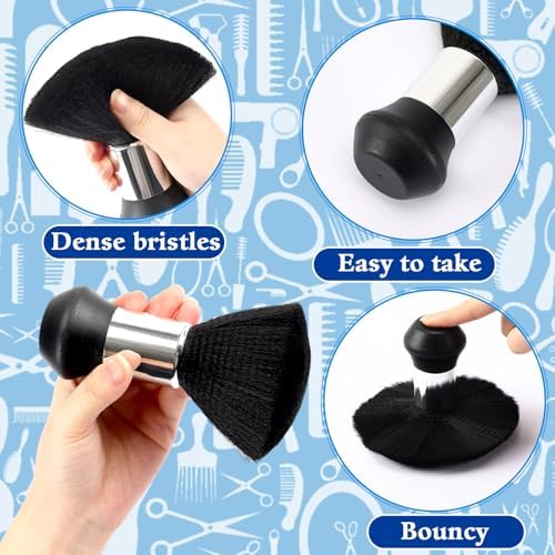 FEBSNOW Kids Hair Cutting Cape, Professional Barber Cape with Duster Brush - Image 4