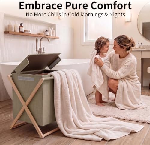 Foldable Towel Warmer, 40L Extra Large Capaticy, Saving Space - Image 2