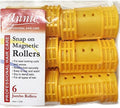 Annie Snap on Magnetic Rollers #1220, 6 Count Orange Jumbo 1-1/2 Inch (3 Pack) by AnnieInternational