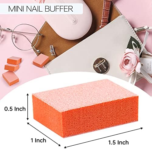 Maryton Mini Nail Buffer Blocks - 180/240 Grit for Natural Nails, 50 PCS - Image 5