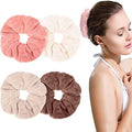 WILLBOND 4 Pcs Microfiber Quick-dry Hair Towel Scrunchie, Bright Colors by Willbond+Technology+Limited