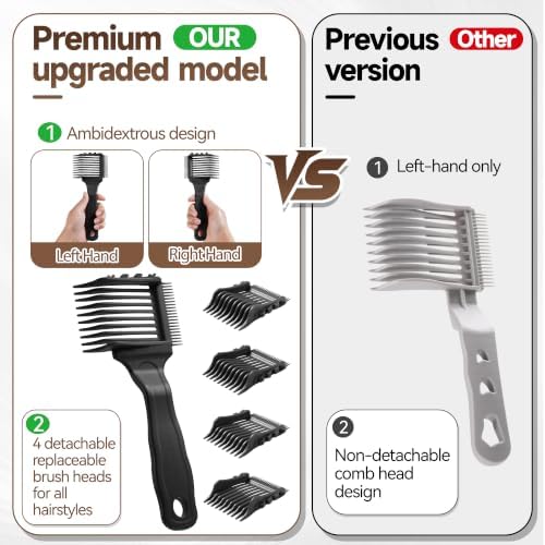 4-in-1 Detachable Fade Comb Set - Image 2