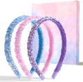 WSYUB Headbands for Girls, Sequin Thin Headband Set for Kids by WSYUB