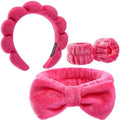 Ztomine Headbands for Women - Spa Headband and Wristband Set - Headband for Washing Face,Facial Mask,Makeup and Skin Care,Gifts for Women and Teen Girl Gifts Trendy Stuff by Ztomine