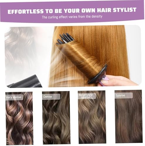 Curling Roll Comb Air Volume Curly Hair Comb with Non Slip Grip Fluffy Styling Hair Volumizer Tool for Women Casual Wear or Special Events - Image 4