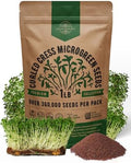 Organo Republic Cress Sprouting & Microgreens Seed - 360,000 Non-GMO Heirloom Seeds, Sprouts in Bulk 1lb Resealable Bag for Planting & Growing Microgreens in Soil, Coconut Coir, Aeroponic & Hydroponic by OrganoRepublic