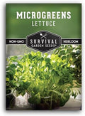Lettuce Microgreens Seeds for Planting - 1 Pack by SurvivalGardenSeeds