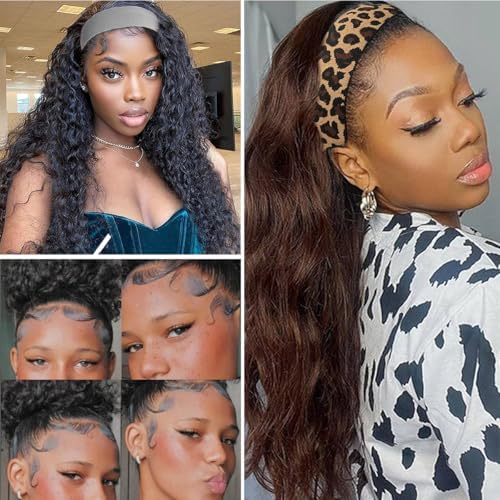 Elastic Bands for Wig 4 Pcs Set Wig Band Lace Melting Edge Wrap Lay Edges - Image 2