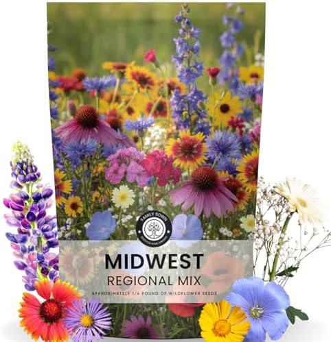 Midwest Regional Mix – 56,000 Seeds for Planting – 2026 Season – 4 Ounce Pouch by FamilySown