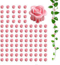 50 Pack Plant Vine Wall Clips – Decorative Flower Clips for Climbing Plants, Indoor & Outdoor Garden Vine Holders, Pink, Tool-Free Use, ABS Plastic by Unknown