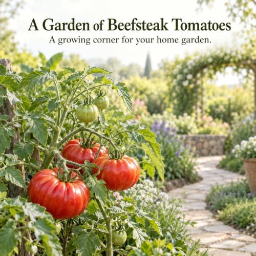 ZEshops 100 Red Beefsteak Tomato Seeds for Planting, Home Garden - Image 2