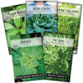 Sow Right Seeds - Asian Greens Seed Collection for Planting Home Garden by SowRightSeeds