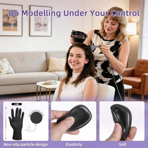 ROOHUA 14 Pcs Hair Dye Kit with Brush, Reusable Home Salon Color Hair Tools - Image 5