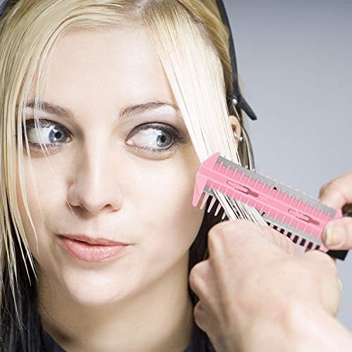 Maitys 3 Pcs Haircut Razor Comb for Hair Cutting with 12 Replacement Blades - Image 5