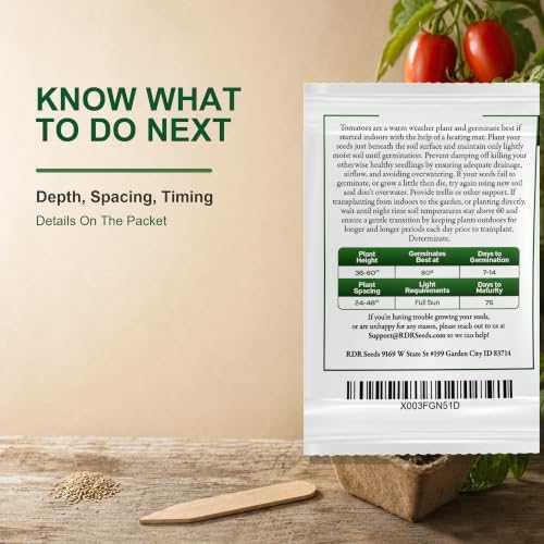 300+ Roma Tomato Seeds - Heirloom Non-GMO USA Grown Premium Seeds for Planting by RDR Seeds - Image 6