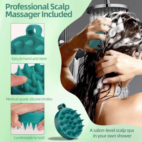 Rosemary Scalp Scrub Exfoliator for Oily Scalp Deep Clean 10.58 oz - Image 5