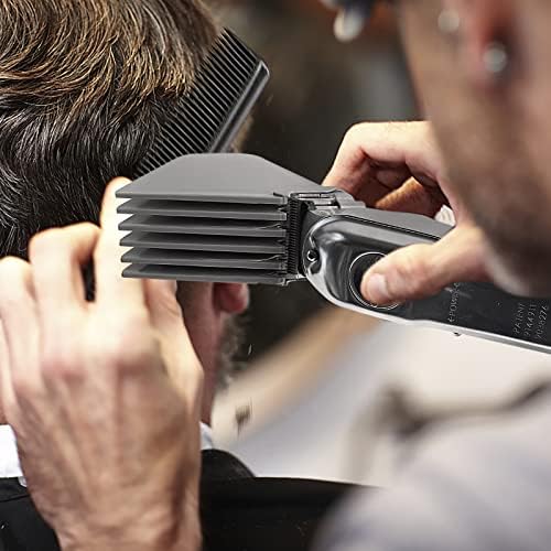 Mega Hair Clipper Guards, 8pcs Gray, Fits Most Wahl Full Size Hair Clippers (3 Inch 8pcs) - Image 7