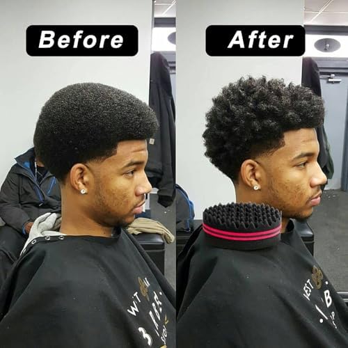 Magic Twist Sponge for Dreadlocks, Afro Coils, and Curls - Two Sides with Big and Small Holes, Foam Wave Brush for Men, Women, Boys, and Girls with Long or Short Hair by Hair Sponge (1 Piece) - Image 4
