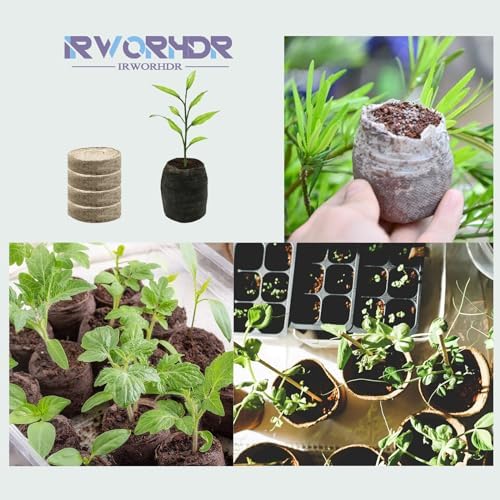 56 Pcs 30mm Peat Pellets Seed Starter Soil,Peat Pellet Fiber Soil, Seed Starter Peat Pellets Pods for Seedlings,Garden Planting Herb Flower Vegetables,Easy to Transplant and Planted - Image 5