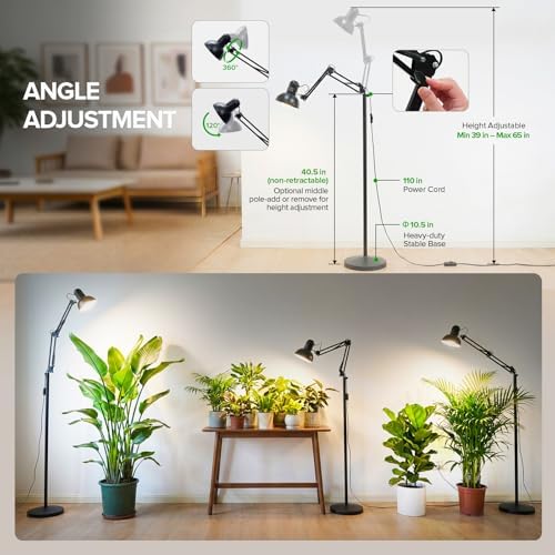 SANSI Grow Lights for Indoor Plants, 32W Plant Lights for Indoor Growing - Image 5