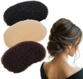 3PCs Volumizing Hair Sponge Inserts with Puff Cushion Clips by Vouchmind