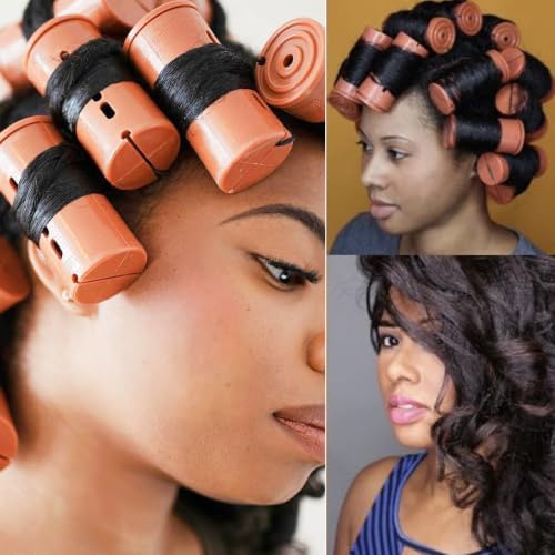 12 Pcs Perm Rods,Brown Perm Rods,1.57 Inch Large Perm Rod For Natural Hair - Image 7