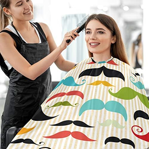 visesunny Professional Barber Cape Polyester Hair Cutting Salon Cape Apron Anti-Static Beard Bib Grooming Apron - Image 4