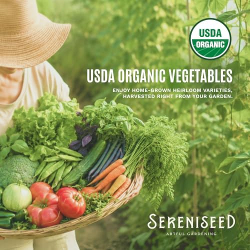 Sereniseed Certified Organic Vegetable Seeds 10-Pack, Garden Kit - Image 5